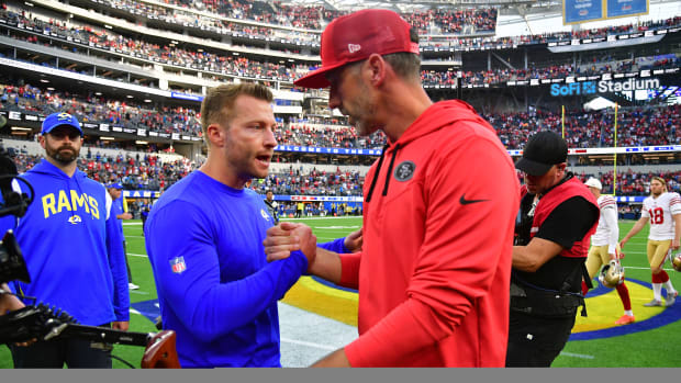 Sean McVay and Kyle Shanahan